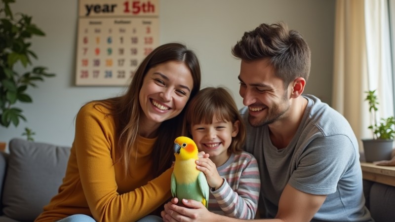 8 Key Considerations Before Adopting a Pet Bird, Concept art for illustrative purpose, tags: einen als - Monok